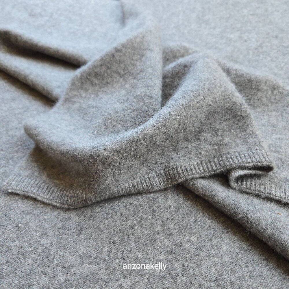 NWOT Zara Cashmere Scarf Grey Wrap Oversized - Picture 10 of 15